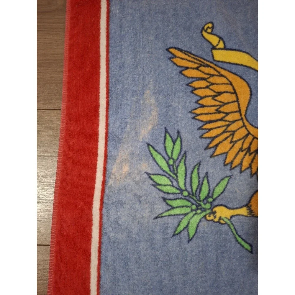 Vintage 1980s America Eagle Towel 57